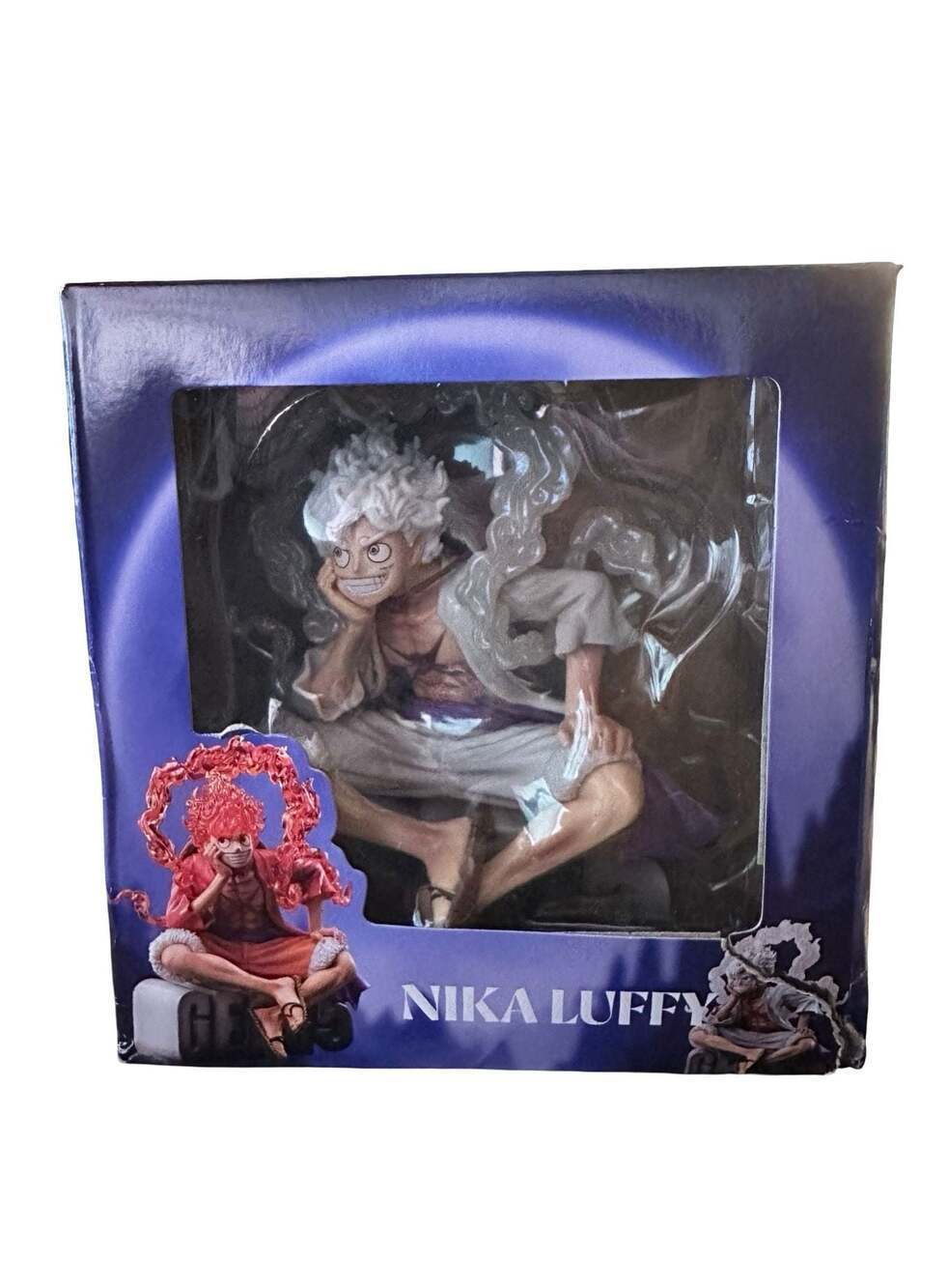 Brain Hole Studio One Piece Sitting Nika Luffy Gear 5 Resin Statue